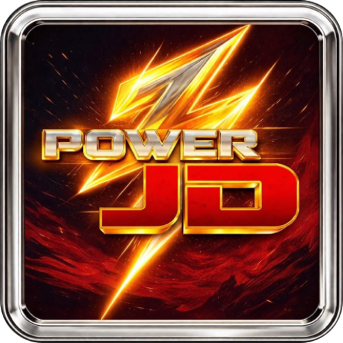 Banner promoting the PowerJD mobile app for Android and iOS devices
